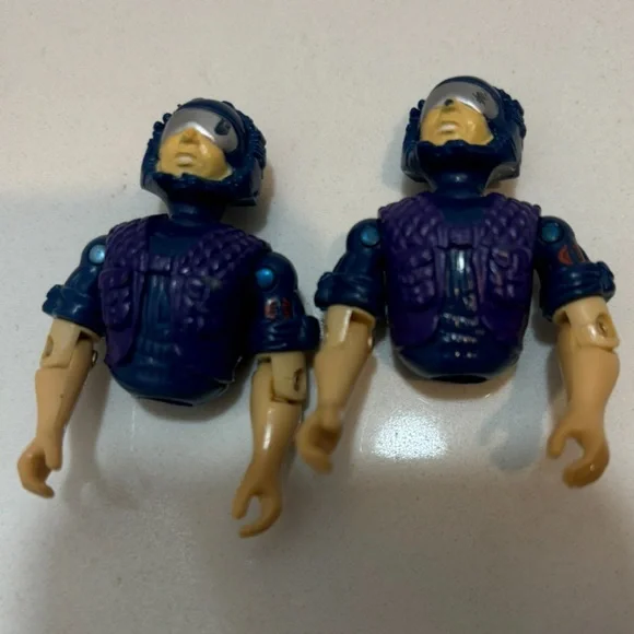 Vintage GI Joe Tele Vipers V1 Cobra Commander Hasbro Set of Two Figures - Picture 7 of 7